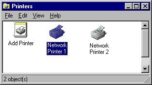 Designating a Network Printer as the Default Printer If you have multiple printers connected to the network, you may assign each computer a particular network printer to use by default.
