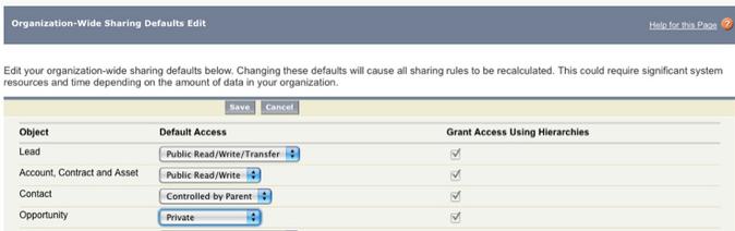 Sharing rules: Sharing rules allow for exceptions to organization-wide default settings that give additional users access to records they don t own.