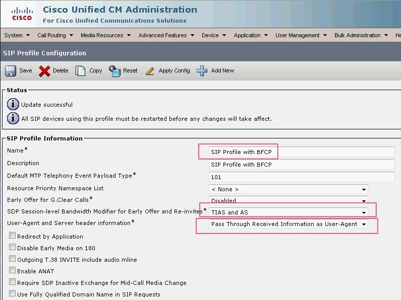 Configuration The following steps cover the required one time setup for the CUCM and CUBE. 1.