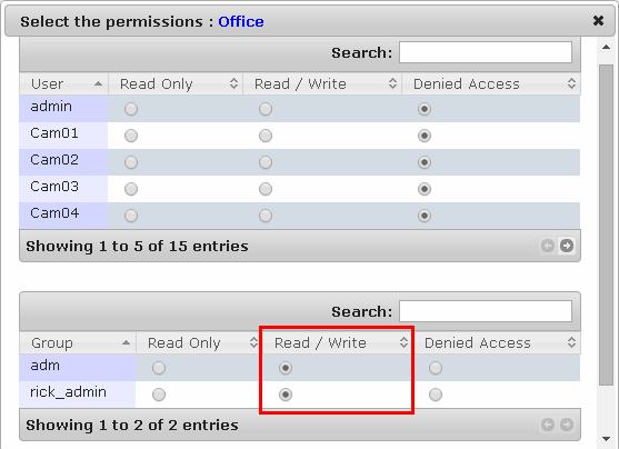 4 Management Applications 4.2.3 Shared Folder You can create a shared folder which allows read and write access for multiple users.