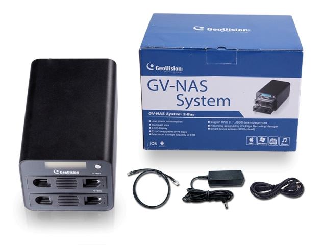 1.3 Packing List and Package You can choose to purchase a GV-NAS System package or a bundled package which also includes 4 GV-Target IP Camera of your choice and a