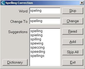 Chapter 8. Writing and Self-Correction Spell Checking a Document Kurzweil 3000 spell checker works in text as well as in image documents.