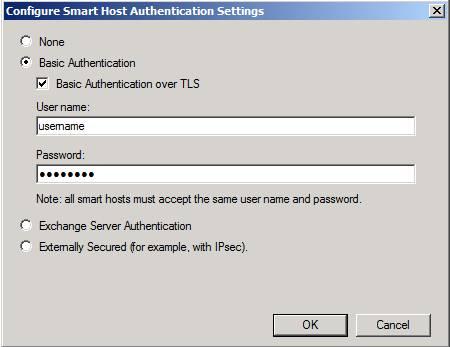 Advanced Configuration for Workshare Protect Server Email Security Microsoft Exchange Configuration To configure the email server to provide authentication to the SMTP server make the following