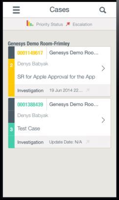 Genesys Care Mobile App