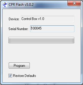 CPR Flash Firmware Update Utility
