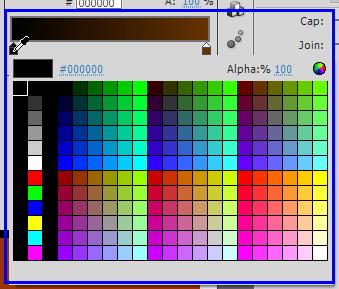 The pointers below the bar indicate the colors in the Linear Gradient fill. The Linear gradient fill style is used to blend colors on a linear path. 7.
