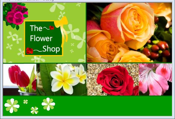 2-28 Adobe Flash Professional CS6: A Tutorial Approach Figure 2-57 The ad banner with the name The Flower Shop Answers to