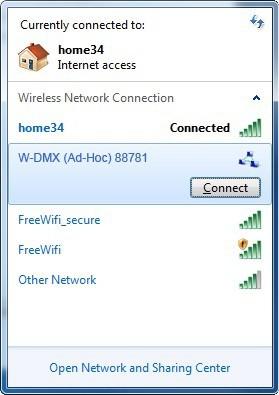 Default Access point Mode and first connection to network At the first use, an interface creates by default an access point or LimitedAP WIFI network and automatically connects to it.