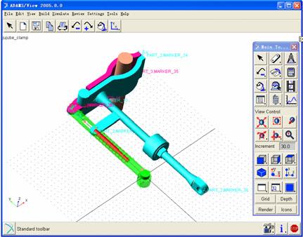 Design and Simulation for Bionic Mechanical Arm 467 The coordinate sapling planted in ideally: β x1 = d cot 2 y1 = d The actual coordinate: d cos( α + β / 2) x2 = Ox sin( β / 2) d sin( α + β / 2) y2