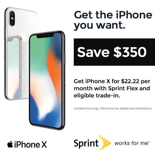 combined with most Sprint promotions Program