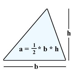 ) Find the area of each triangle. 36.