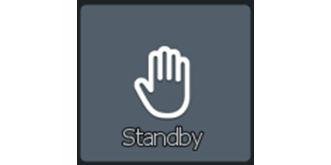 Standby mode Standby mode is used when you want to disable the autopilot and manually steer the boat. The autopilot information bar is hidden when the autopilot is in Standby mode.