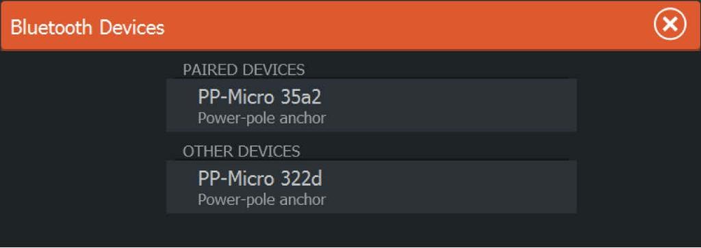 Devices that are already paired are listed under Paired Devices. Devices that are not paired are listed under Other Devices. 4.