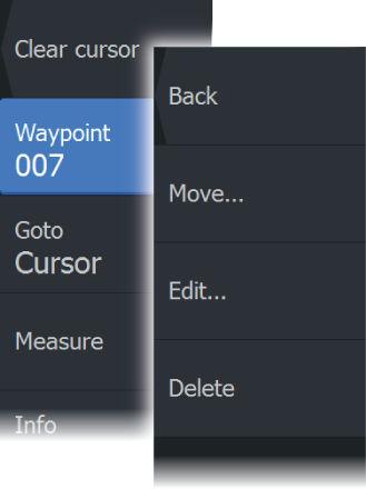 time you create a new waypoint the New Waypoint dialog is displayed. Save button - (Only available from the New Waypoint and more options dialogs.