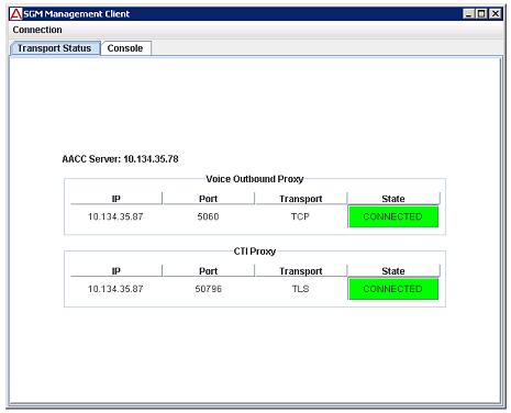Checking the Contact Center connection to IP Office Checking the Contact Center connection to IP Office About this task Check the CTI call control and SIP session management connection from Avaya