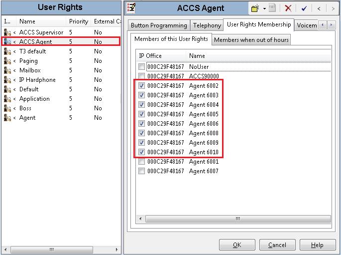 Troubleshooting tips 6. Ensure the Avaya Contact Center Select agents are assigned to the ACCS Agent User Rights. 7.