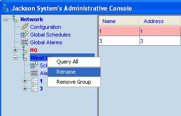 Rename the group by right mouse clicking on the newly created group (refer to Figure 32) iii.