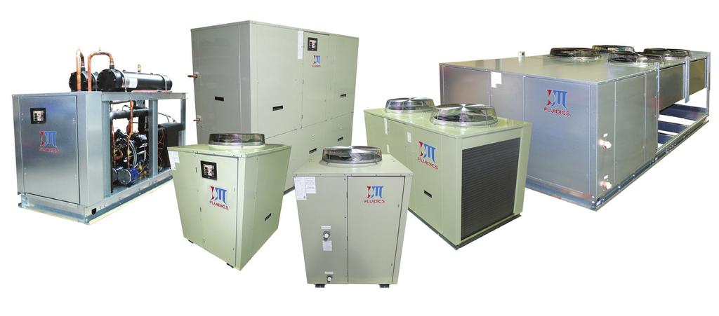 Precision Air-Cooled & Water-Cooled Process Chillers Cooling Capacities: 1 to 91 tons Nominal Tons J&M Fluidics Mission.