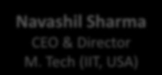 Leadership Team Navashil Sharma CEO & Director M.