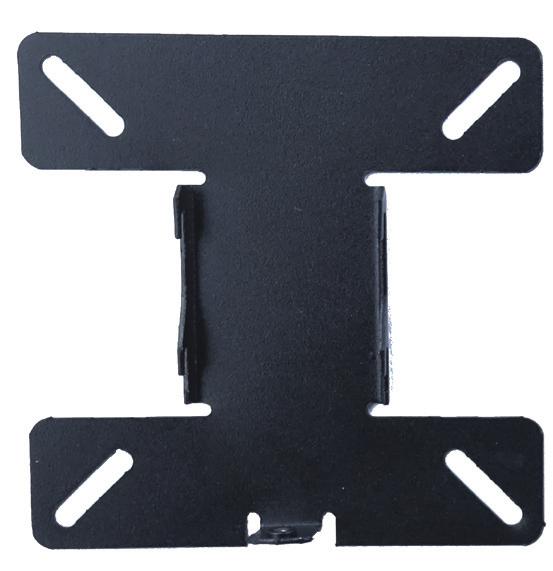 The Wall Mount Plate can be mounted to either a solid or hollow wall.