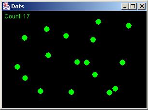 The Dots Program The RubberLines Program 37 39 Mouse Events Event Adapter Classes Each time the repaint method is called on an applet, the window is cleared prior to calling