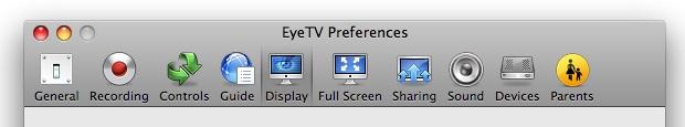 Preferences Preferences How do I change the export format to itunes? In the EyeTV menu, select Preferences. The General section allows you to select the ipod/ iphone button export format.