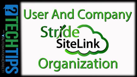 hapter : STRIE SiteLink Platform Organization: ompanies, evice ategories & User Groups Overview video providing an overview of the tools for organizing companies, users and devices within the