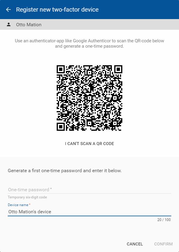 hapter : STRIE SiteLink Platform If you can t scan a QR code on your device you can also manually enter the code needed to register your device.