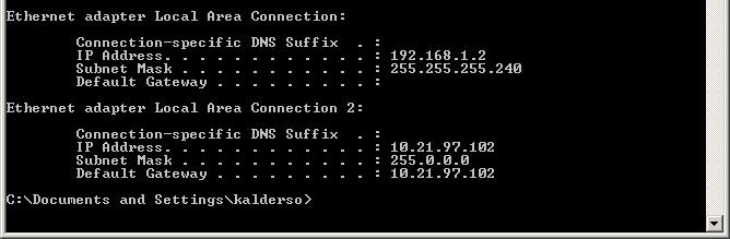 Renews the IP address of a network adapter ipconfig /flushdns ipconfig /registerdns Empties the cache that stores DNS