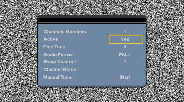 Customize TV Channels: When the unit is finished with the search of TV Channels, you can customize the found channels.