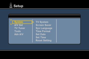 System Configuration When you select the Setup [7] option in the Main Menu, the Setup Menu will be shown on your screen.