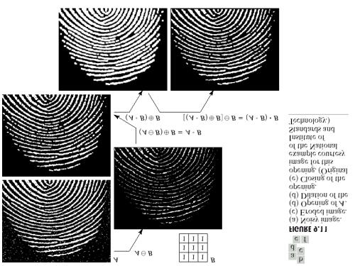 Fingerprint Image Cleanup The use of ERODE +
