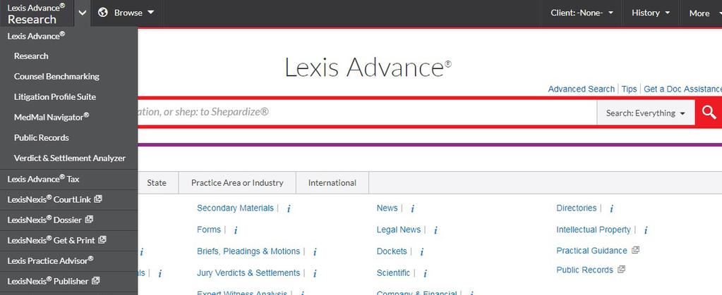 You also can sign in from the Lexis Practice Advisor Resource Center, which offers support,