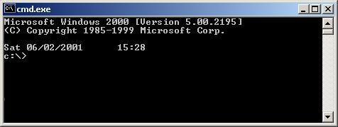 Sequential Programs Program takes control, prompts for input command-line prompts (DOS, UNIX)