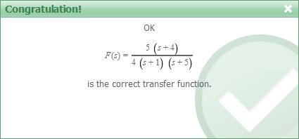 Following the considered values of parameters the considered transient function can achieve several forms e.g. Fig. 2.