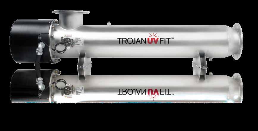 or pressurized UV chambers. The TrojanUVFit offers an effective and energy-efficient closed-vessel UV solution.