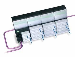 04 EFFICIENT SUPPORT FOR MAXIMUM I/O STATION REQUIREMENTS Cube20 is a fieldbus I/O station with modular expandability for modern control cabinet wiring based on overall rationalization considerations.