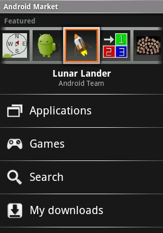 Downloading Applications and Games From Android Market Android Market provides direct access to useful applications and fun games which you can download and install on your device.