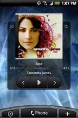 Android widget: Add Android widgets to the Home screen such as a clock, music player, a picture
