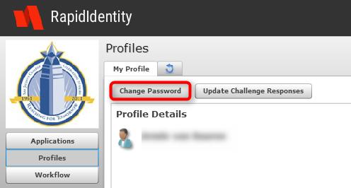 In the dialog box that appears, enter your current password in the provided Your Current Password field. Then enter a new password into both the New Password and Confirm New Password fields.