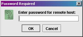 From the Tools menu, select Application Sharing, Permit Remote Control and then select With Password. The Enter Password dialog box appears: 2. Enter a password in the text boxes provided.