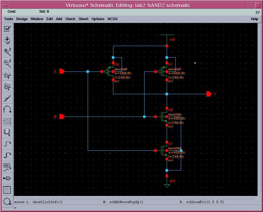 Figure 26. Two-input NAND Gate Circuit. 10.
