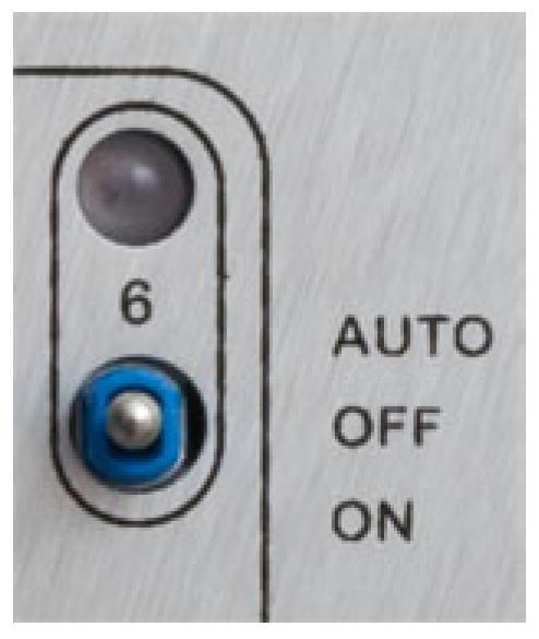 The 8- stream switch panel is the standard panel, and is used when the GC has only one heater/solenoid board installed; if two heater/solenoid boards are installed, then the 18-stream switch panel is