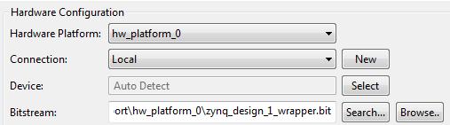 it. From the SDK GUI, select Xilinx Tools > Program FPGA as shown in the following figure. In the Program FPGA dialog box, set the Bitstream to \zynq_mmp_embedded_design\embedded_design.