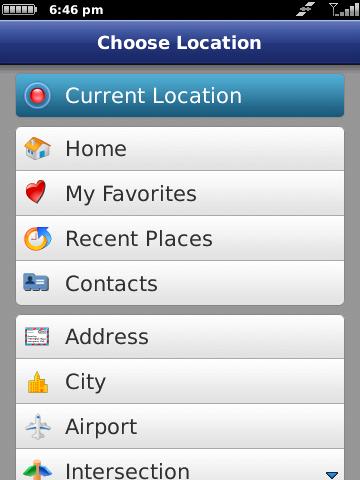 Define a Location On the Search screen, you can choose to either search for the business near your current location or near another location that you specify. 1.