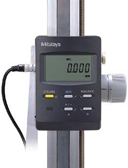 Heightmatic SERIES 574 High Precision Height Gage (Refer to the page 9 for details.) (excluding quantizing error for digital models) Repeatability: 0.001mm Resolution: 0.001mm or.0001"/0.