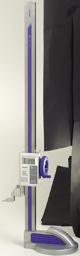 ABSOLUTE Digimatic Height Gage SERIES 570 with ABSOLUTE Linear Encoder (Refer to the page 9 for details.) (excluding quantizing error for digital models) Resolution: 0.01mm or.0005"/0.