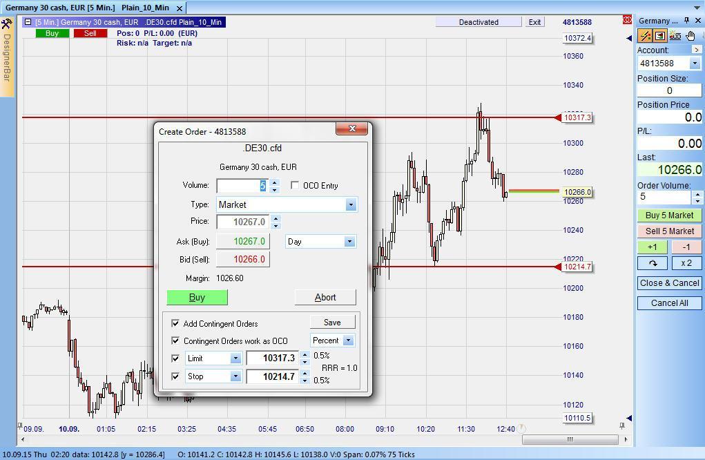 6. Place Orders & Manage Positions 6.1. Manual trading NanoTrader Full makes placing orders both easy and pleasant as you can see in this chapter.