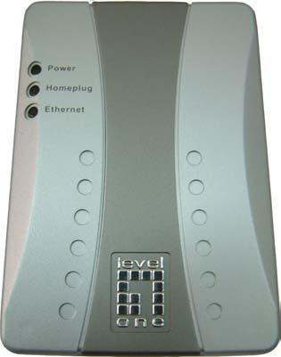 Introduction Overview LevelOne HomePlug Adapter allows you to connect any device which has an Ethernet port to a HomePlug network.