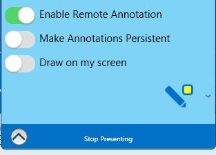 3.4 Annotation Annotation is used to quickly highlight and point out a specific item or section on a displayed screen.